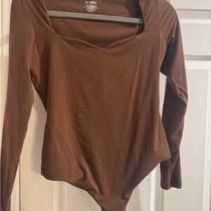 Brown Long Sleeve amazon bodysuit